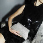 CALLIGRAPHY SILVER CLASSIC BAG