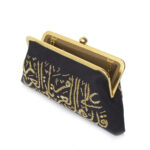 CALLIGRAPHY GOLD ON BLACK CLASSIC BAG