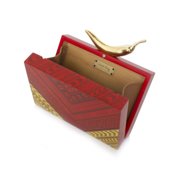 CHILI RED MARQUETRY