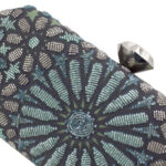 MOROCCAN AQUA BIG BOX CLUTCH