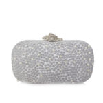 MUREX BUBBLES SILVER BOX CLUTCH