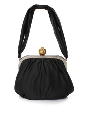 POMEGRENATE ON BLACK SATIN BELLA