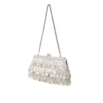 SHIMMY SILVER HOLD ME BAG
