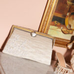 CORAL WAVES GRACE CLUTCH