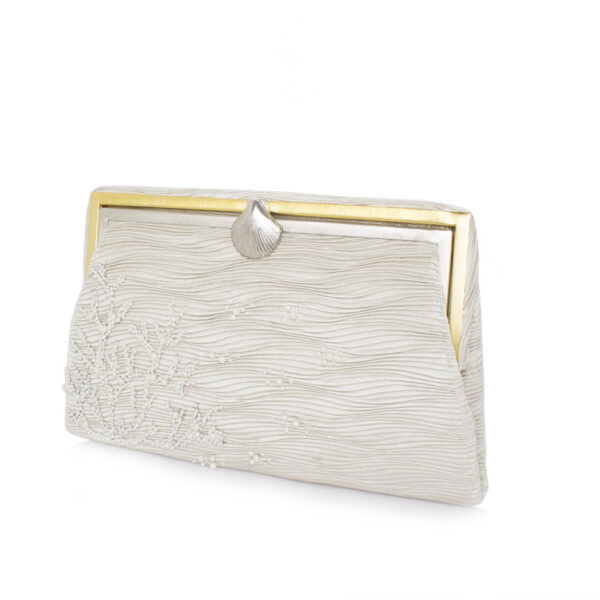 CORAL WAVES GRACE CLUTCH