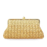 ECLIPSE GOLD CROCHET CLASSIC BAG