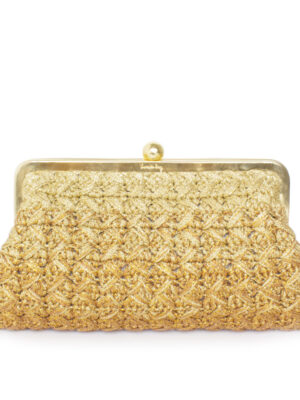 ECLIPSE GOLD CROCHET CLASSIC BAG