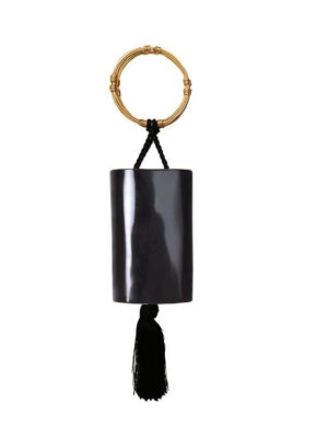 FAVOR BLACK MENOTTES TASSEL WRISTLET