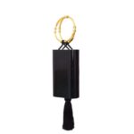 FAVOR BLACK MENOTTES TASSEL WRISTLET