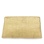 GOLDEN OASIS GOLD STRAW GRACE CLUTCH