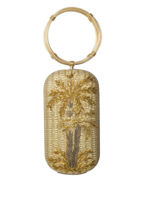 GOLDEN OASIS GOLD STRAW MENOTTES WRISTLET