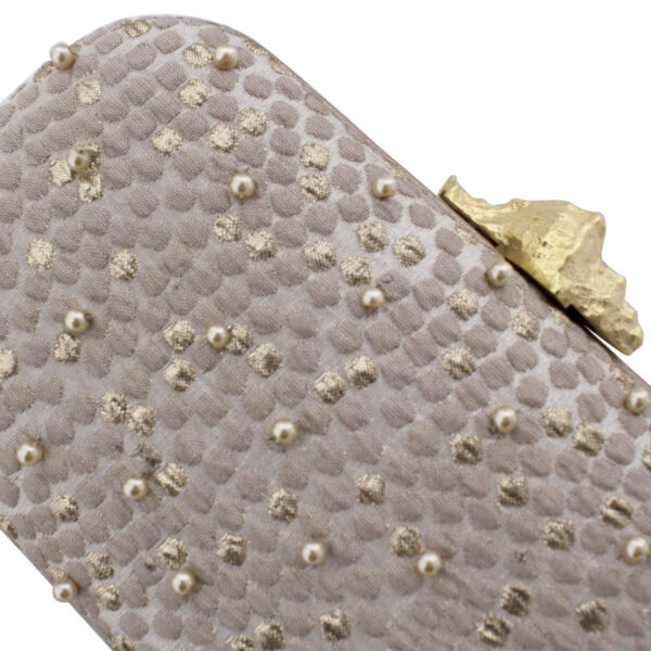 MUREX BUBBLES GOLD BOX CLUTCH