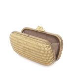 MUREX GOLD STRAW BOX CLUTCH