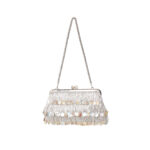 SHIMMY SILVER HOLD ME BAG